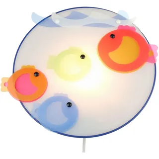 Niermann Standby niermann Wandleuchte »Kleine Fische« E14 1, Stk., Wandleuchte Kleine Fische, bunt,