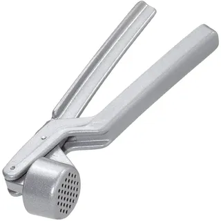 Westmark Knoblauchpresse, runder Press-Stempel, Länge: 16,5 cm, Aluminium, Novapress, Silber, 30102260