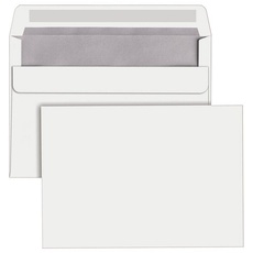 Bild Briefumschläge DIN C6 ohne Fenster weiß selbstklebend 250 St.