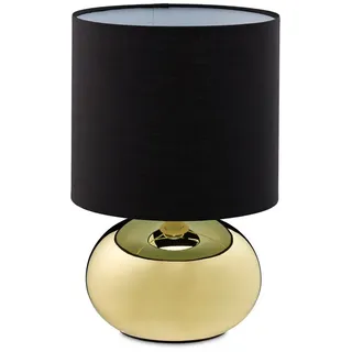 Relaxdays Tischlampe Gold