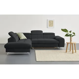 Cotta Ecksofa COTTA Kunstleder 3-Sitzer Lava