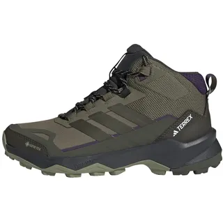 adidas Damen Terrex Skychaser Ax5 Mid Gore-Tex Hiking Shoes, Olive Strata/Night Cargo/Aurora Plum, 36 2/3 EU
