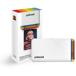 Polaroid Hi-Print Gen 2 2x3 Pocket Photo Printer, weiß