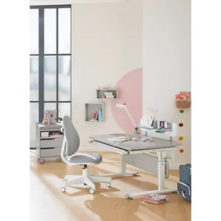 Paidi Kinderschreibtisch Diego Curved Grau