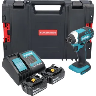 DTD152SFJ-R inkl. 2 x 3,0 Ah + Ladegerät + RHINO Toolcase