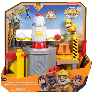 Paw Patrol Rubble & Crew Launch N Spin Spaceship