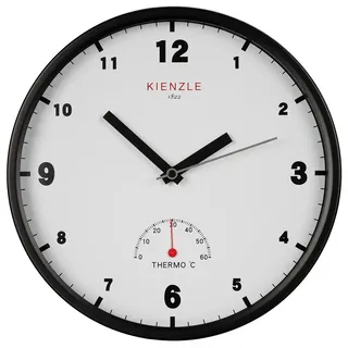 KIENZLE Funkwanduhr 30 cm 30 Schwarz/Weiß