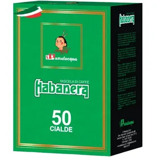KAFFEE PASSALACQUA HABANERA - GUSTO CORPOSO - Box 50 PADS ESE44 7.3g