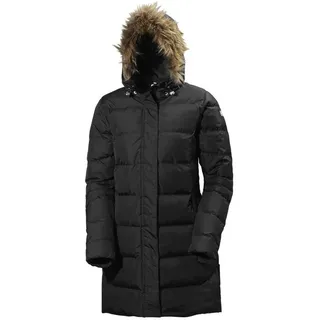 HELLY HANSEN W Aden Down Parka, Schwarz, S,