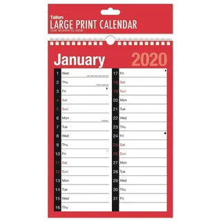 2019 A4 Extra Wide 2 Spalte Monat zu Spiral gebundene Wand Planer Kalender anzeigen