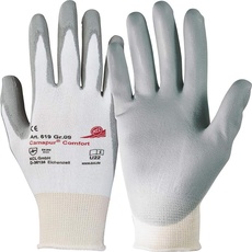 Bild Camapur Comfort 619-9 Polyurethan, Polyamid Arbeitshandschuh Groeße (Handschuhe): weiß/grau