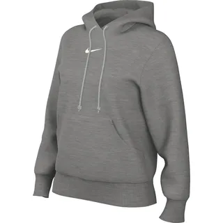 Nike Sportswear Phoenix Fleece Hoodie Damen 063 dk grey heather/sail XS