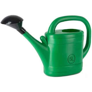 TYMAR Gießkanne mit Brause klein, aus Kunststoff, 5 Liter Volumen, kleine Gartengießkanne zur Pflege und Bewässerung von Pflanzen in der Wohnung, auf dem Balkon und im Garten (5L)