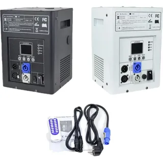 Kalte Funkenmaschine, Nennleistung 750W, maximale Funkenhöhe 1,5-5M, schnelle Vorheizzeit 3 Minuten, 1 Maschine, Weiße Schale