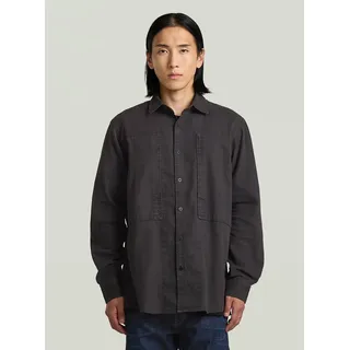 G-Star Panelled Pocket Regular Langarmhemd Shadow Gold M