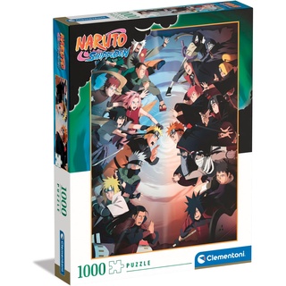 Clementoni Naruto Puzzle 1000 Teile Erwachsene - Anime Puzzle Erwachsene in 70 x 50 cm - Puzzle Erwachsene anspruchsvoll von Clementoni 39834