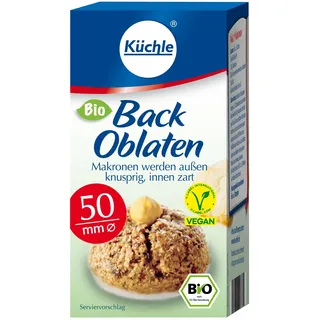 Küchle Bio Back Oblaten 50mm 37g