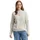 Denim Strickpullover mit Stehkragen beige