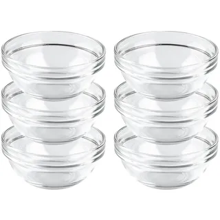 Luminarc Schüssel 9 cm 6-er Set EMPILABLE Transparent