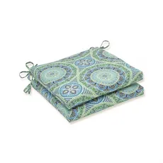 PERFECT PILLOW Delancey Lagoon Sitzkissen, quadratisch, 2 Stück, blau, 20 in. L X 20 in. W X 3 in. D