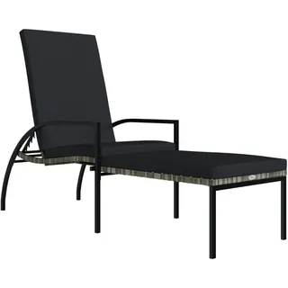 vidaXL Sonnenliege 89 x 58 x 25 cm Grau