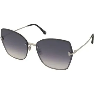 Sonnenbrillen Tom Ford Nickie-02 FT1107 16C - Silber, Weiß