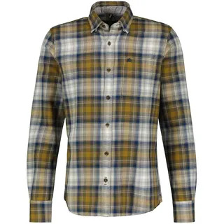 Langarmhemd LERROS "Poplinhemd in Twillqualität", Jungen, Gr. S, braun (dried tobacco), 100% Baumwolle, Hemden Langarmhemd