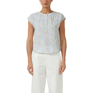 s.Oliver Viskose-Bluse mit All-Over-Print