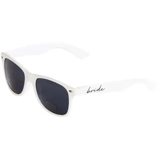 Rockreyoa Vintage Sonnenbrillen Herzform Braut-Sonnenbrillen Heart Shaped Brille Braut Heart Glasses Damen Herzförmige Herzen Sunglasses Party Brillen für Hochzeit Party 10#Weiß bride