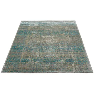 Novel Webteppich , Türkis , Textil , orientalisch , rechteckig , 130x190 cm , Bsci , für Fußbodenheizung geeignet, in verschiedenen Größen erhältlich, strapazierfähig, vegan , Teppiche und Böden, Teppiche, Webteppiche