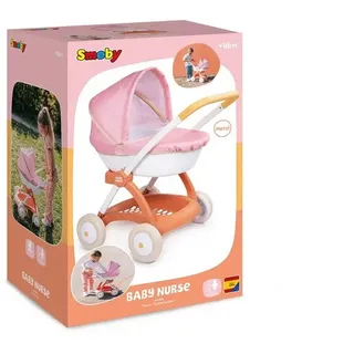 Smoby Baby Nurse Liegender Kinderwagen rosa