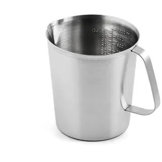 Weis Messbecher aus Edelstahl satiniert 1,0 Liter