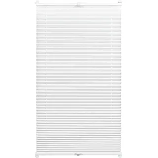 Gardinia EasyFix Thermo-Plissee mit 2 Bedienschienen 60 cm x 130 cm Weiß