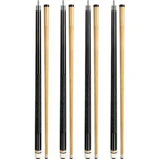 AKLOT Pool Queue, Pool Queues 58" Queue Sticks Pool Cue Erwachsene Kanadischer Ahornholz Queue Stick Pool Cues für Professionelle Billardspieler 21 oz