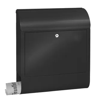 Burg Wächter Scandic schwarz inkl. Zeitungsfach