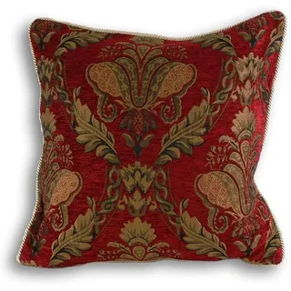 Paoletti Burgunderrot Kissen 45 x 45 cm Rot