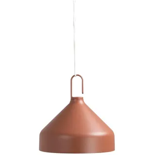 Zafferano, Amelie Hängeleuchte Lampe, Wiederaufladbare und Kabellose Tischlampe mit Touch Control, Geeignet für den Innen- und Außenbereich, Dimmer, 2200-3000 K, Höhe 34 cm, Farbe Terrakotta
