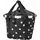 Bikebasket Dots schwarz