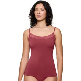 Triumph Women's Feel of Modal Spaghetti Top Cami Shirt, Sweet Marsala, Medium