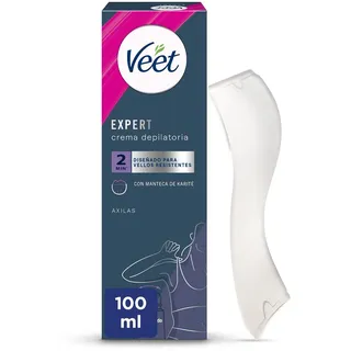 Veet Expert Haarentfernungscreme für Damen mit Roll-On Applikator, mit Shea-Matteca, 100 ml