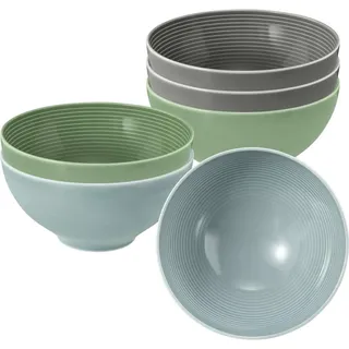 SELTMANN WEIDEN Müslischalen Beat Color Glaze bunt 6-tlg.