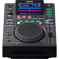 Gemini MDJ-600: Professioneller Media Controller für DJing mit 4,3-Zoll-Farbdisplay und MIDI-Funktionalitä