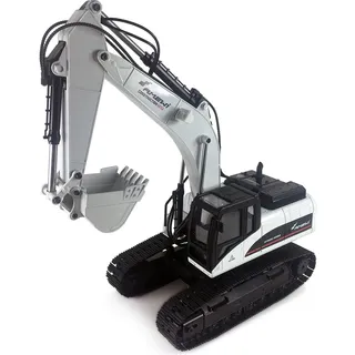 AMEWI Vollmetall-Bagger 1:14  RtR weiß 22415