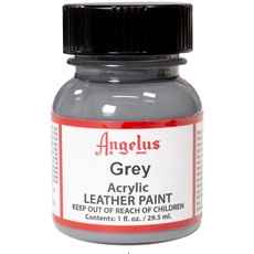 Angelus Acryl-Lederfarbe, Unisex-Erwachsene, 50-1948-A3, grau, 1 Oz Standard