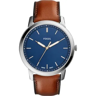 Fossil Minimalist Leder 44 mm FS5304