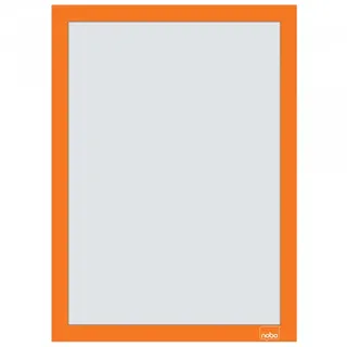 NOBO Magnetrahmen selbstklebend orange A4, 2 St.