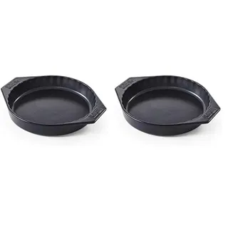 Weber Keramik-Backform (Ø 30cm), perfekt zum Grillen von Kuchen, Aufläufen & Desserts, spühlmaschinenfest, extrem hitzebeständig, einfach zu reinigen (antihaft), für alle Grills - Schwarz (17887)