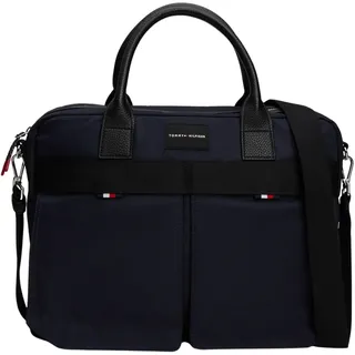 Tommy Hilfiger TH FUNC NYLON COMPUTER BAG Laptoptasche Herren, Blau (Space Blue), OS