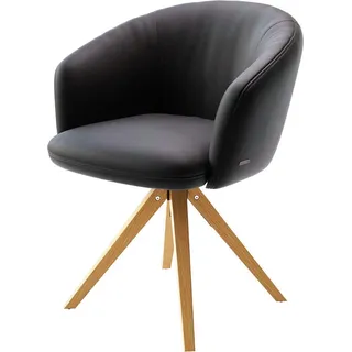 DeLife Caja-Flex Echt-Leder Schwarz