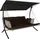 Luxus Smart coffee Braun 3-Sitzer